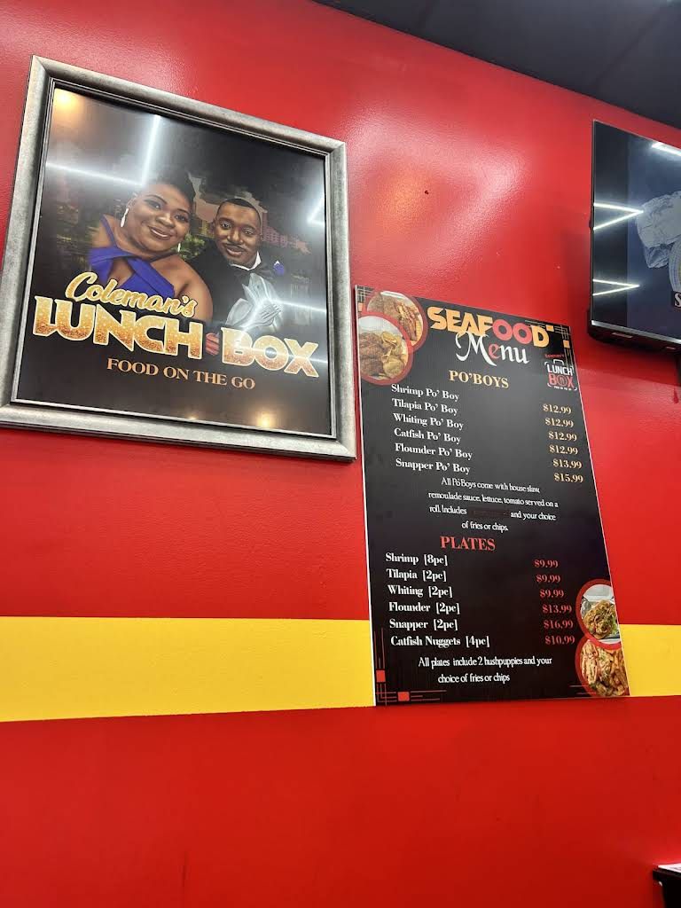 Coleman's Lunch Box Menu 2