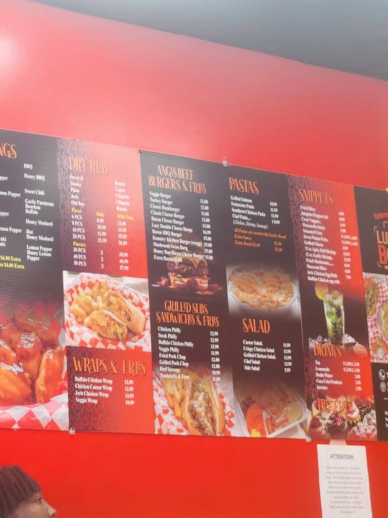 Coleman's Lunch Box Menu 6